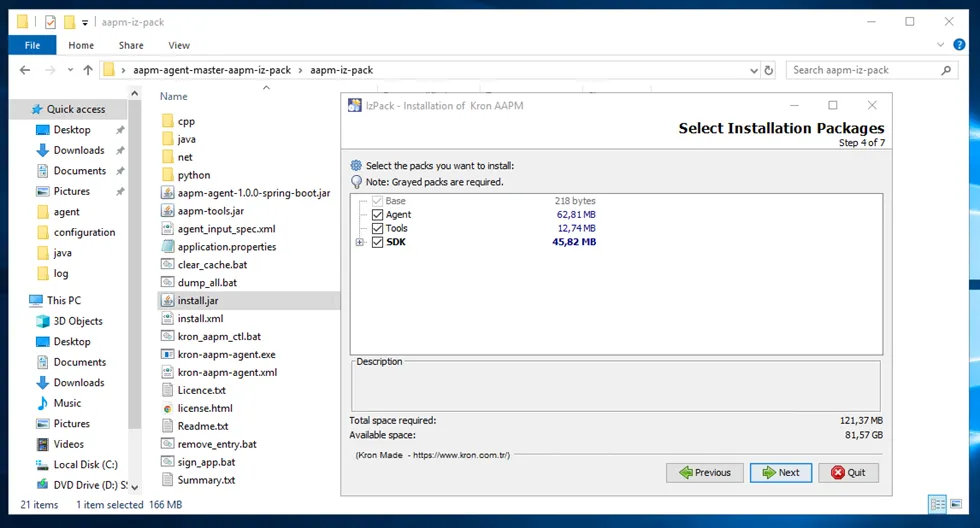 AAPM Agent Installation in Windows Environments