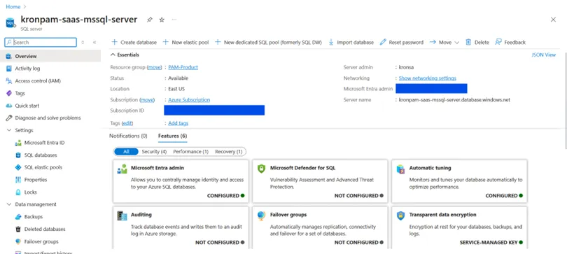 Azure SQL Server Azure SQL Server