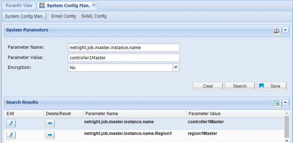 Sample Master Instance Configurations Sample Master Instance Configurations