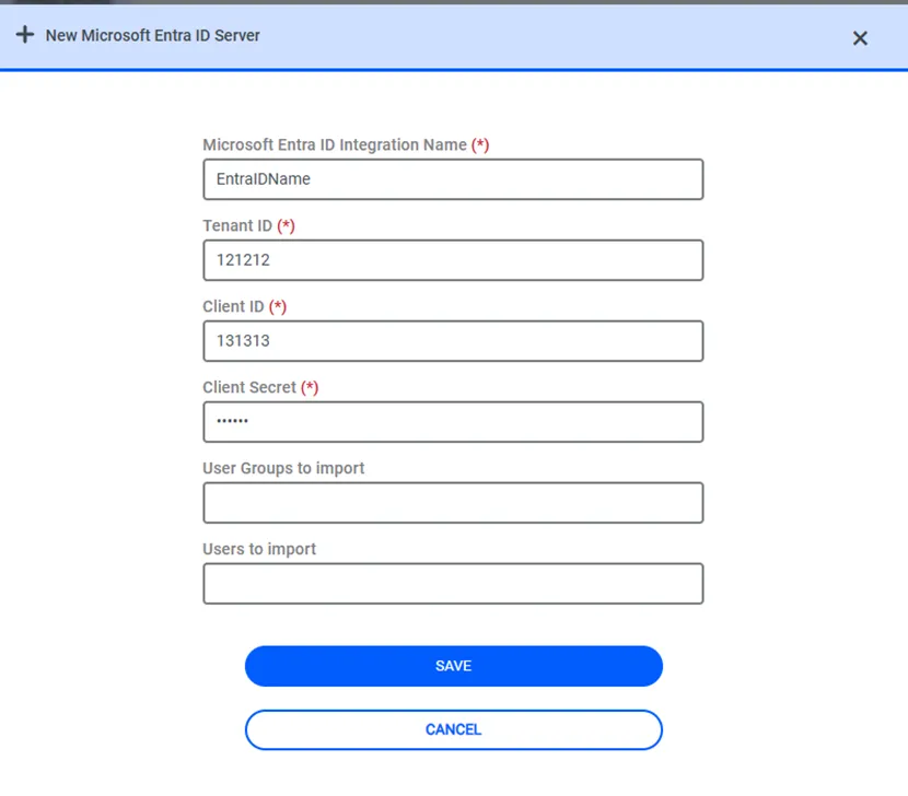 New Microsoft Entra ID Server Details on Microsoft Entra ID Integration New Microsoft Entra ID Server Details on Microsoft Entra ID Integration