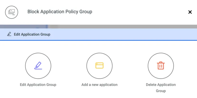 Configuration of Policy Group Configuration of Policy Group
