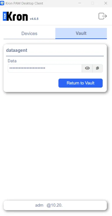 Check out the password of an Account with Device (Static Type) Check out the password of an Account with Device (Static Type)