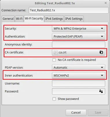 Manual Network Settings for Linux Manual Network Settings for Linux
