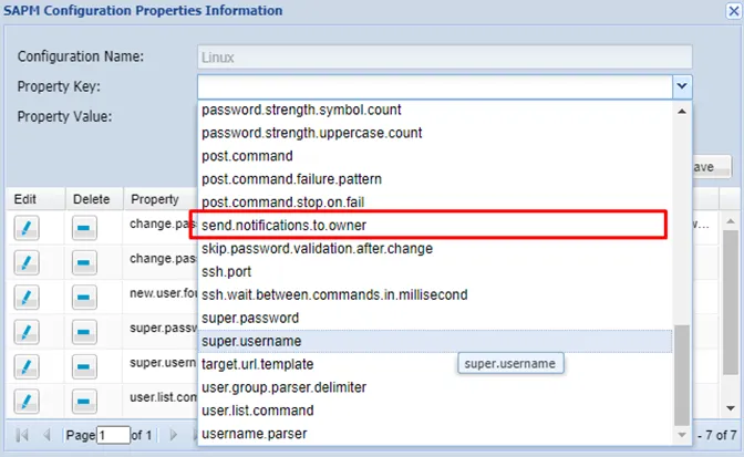 Configure Notifications for Owner