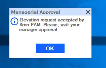 Managerial acceptance