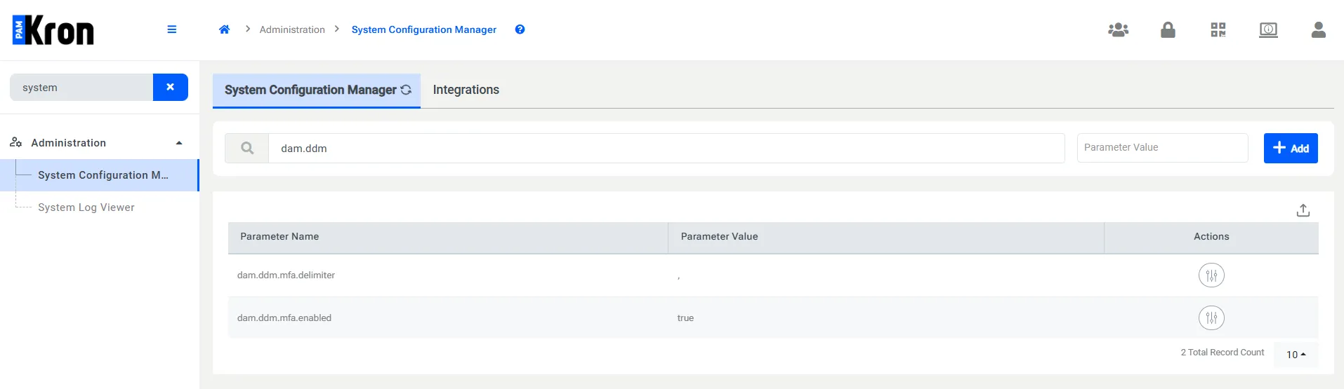 System Configuration Manager