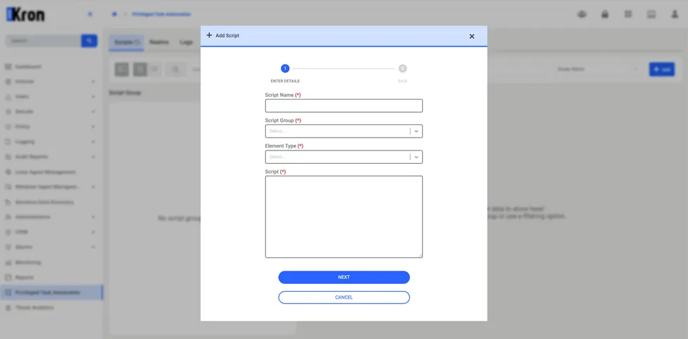 Adding Script