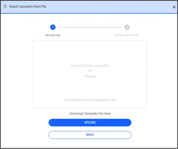 Download User Bulk Import File