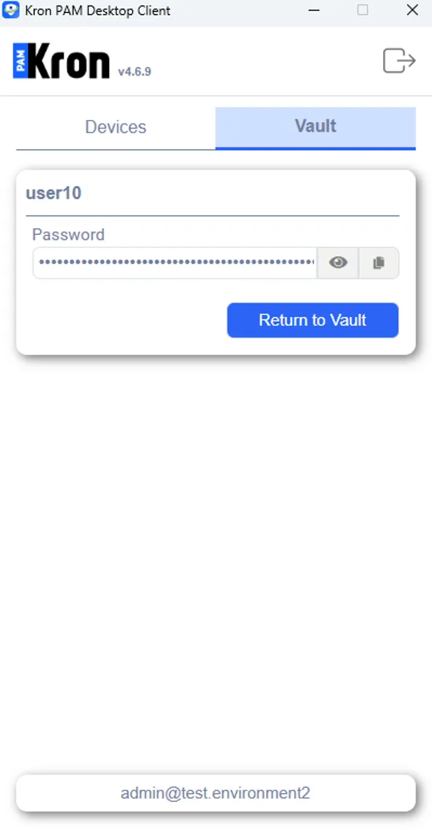 Check out the password related to the Account with Device (Dynamic Type) Check out the password related to the Account with Device (Dynamic Type)