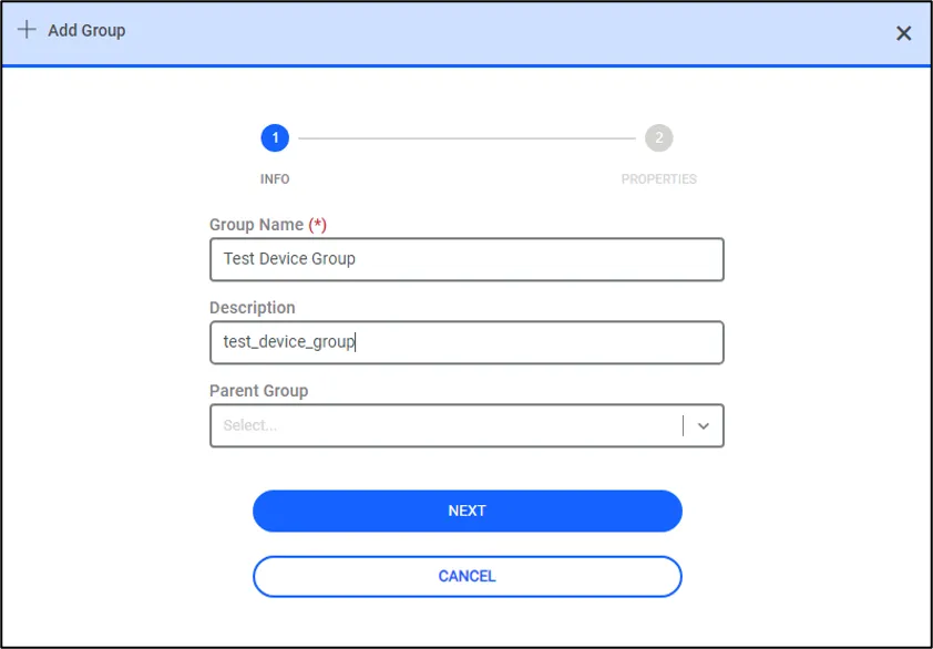 Creating Device Groups