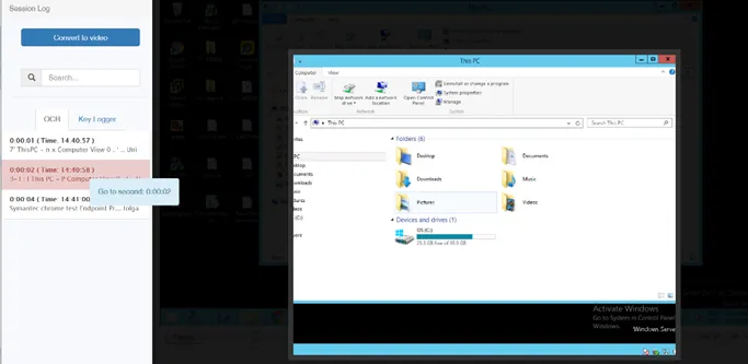 OCR Functionality to search in the video recording OCR Functionality to search in the video recording