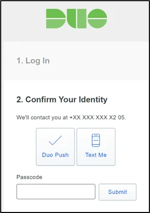 Duo Verification Methods