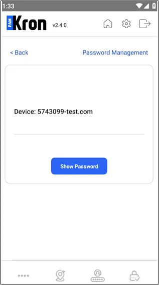 Show the Password