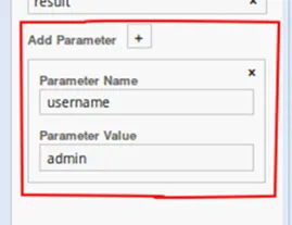 HTTP Properties-Add Parameter