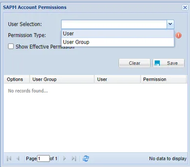 SAPM Permissions