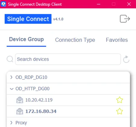 Through Desktop Client App