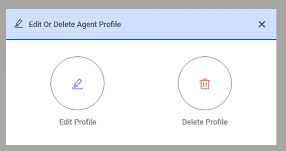 Linux Agent Profile Option Buttons Linux Agent Profile Option Buttons