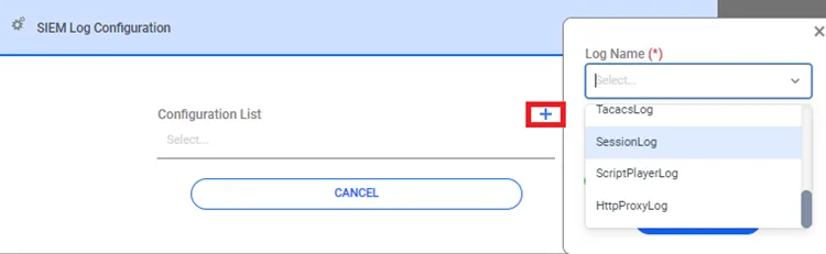 SIEM Log Configuration SIEM Log Configuration