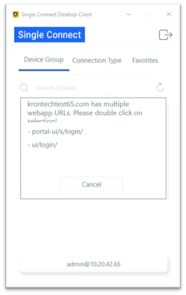 Correct Format of URLs if Desktop Client is Used