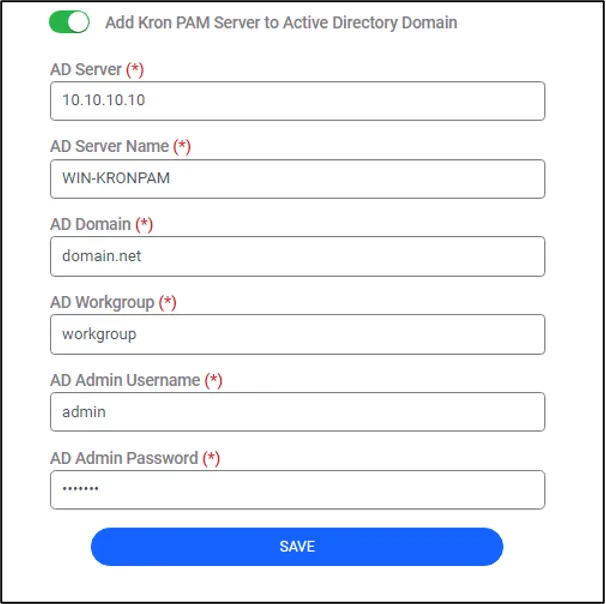 802.1x Active Directory Configuration
