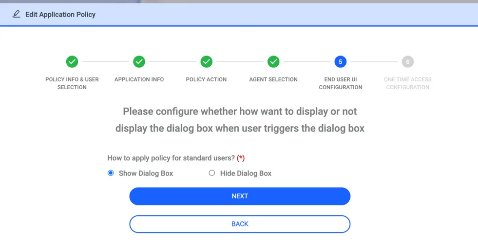 Choosing whether to display warnings to the End User or not