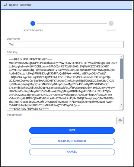 Update Vault with SSH_KEY configuration Update Vault with SSH_KEY configuration
