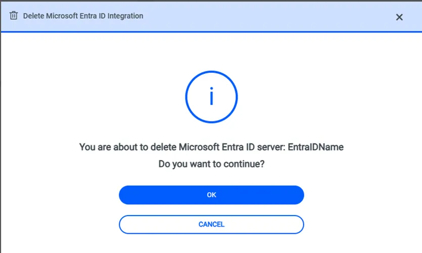 Delete Microsoft Entra ID Integration Delete Microsoft Entra ID Integration