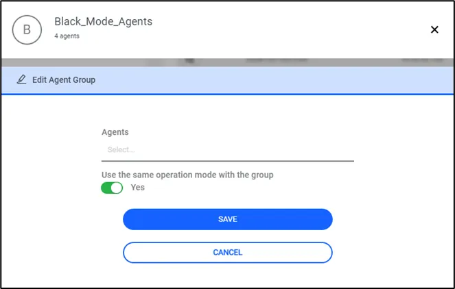 Adding to an Agent Group