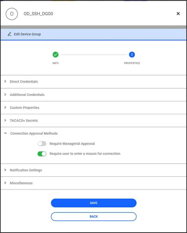 Connection Approval Methods Connection Approval Methods
