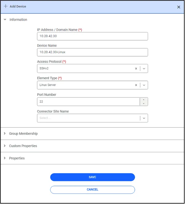 Adding Devices Manually