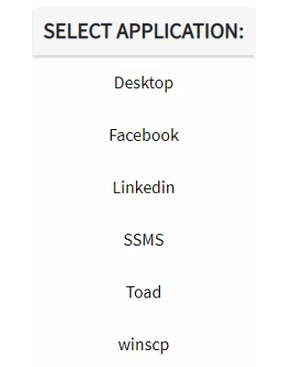 Remote Application Access