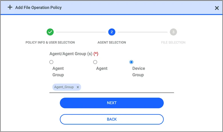Adding a File Permission rule