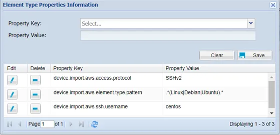 Element Type Properties Example