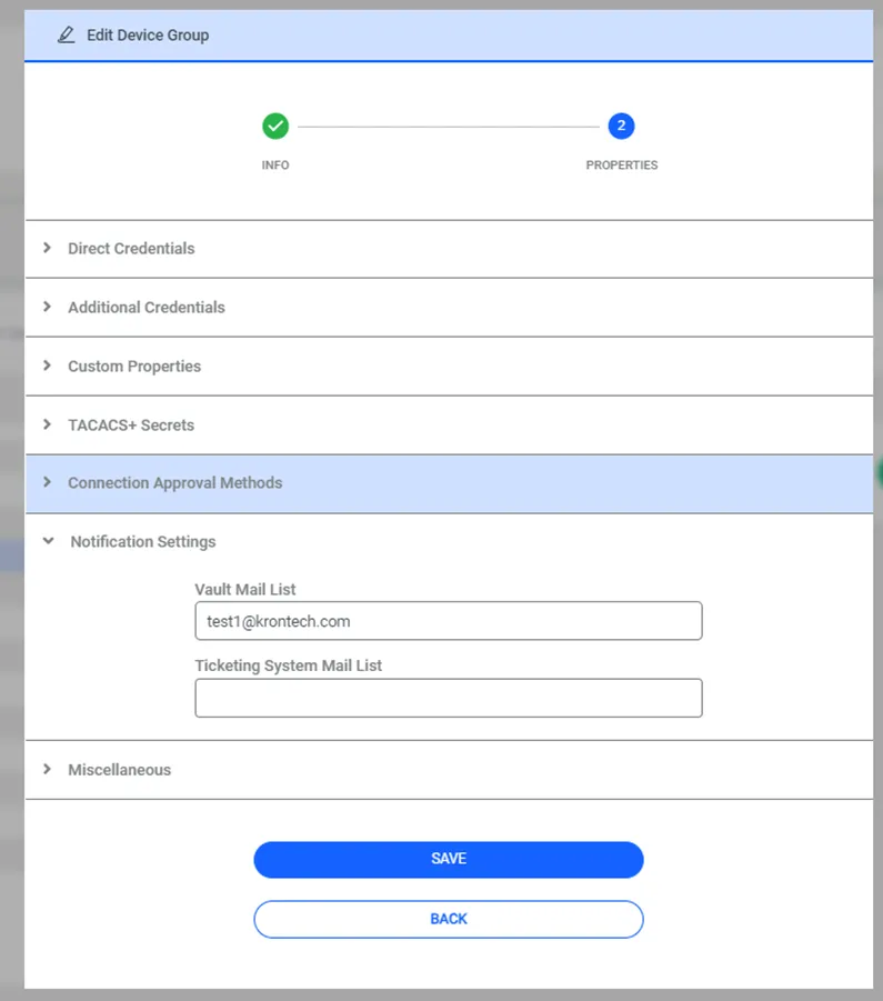 New Account Notice Email Configuration New Account Notice Email Configuration