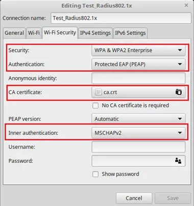 Manual Network Settings for Linux