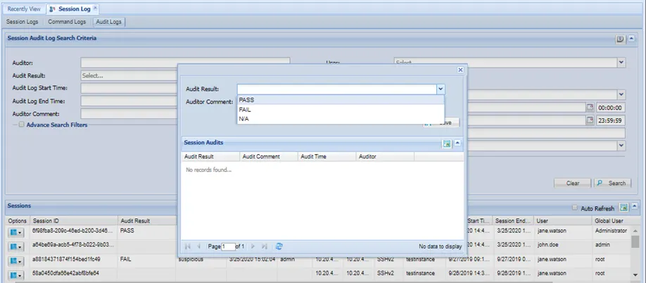 Audit Logs Audit Logs
