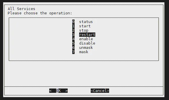 Restart Services
