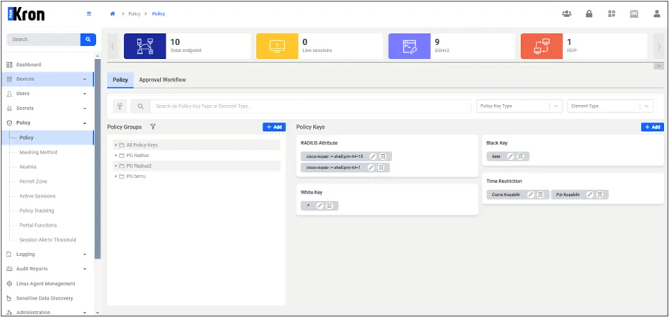 Policy Screen
