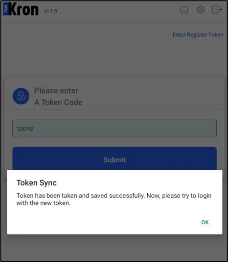 Token mismatch Token mismatch