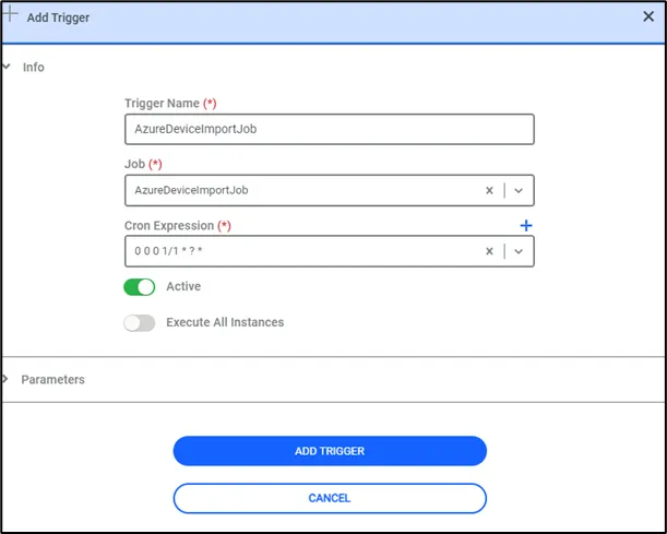 Azure Device Import Job Azure Device Import Job