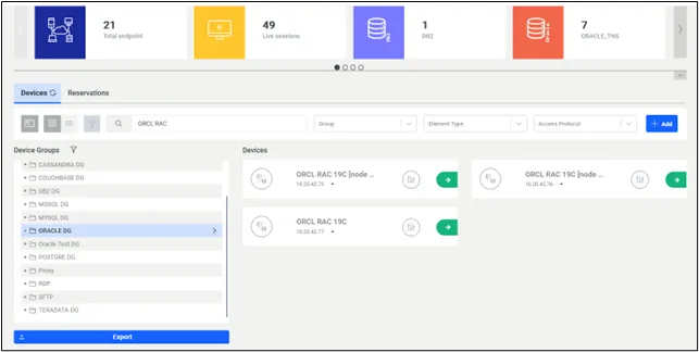 Only 42.77 configurated and 42.75 – 42.76 automatically added by Kron PAM