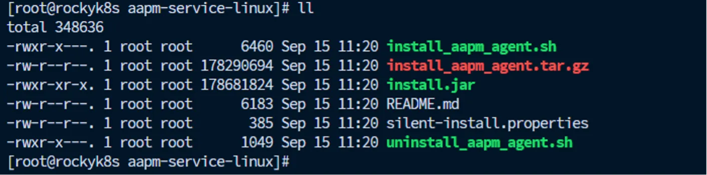 AAPM Agent for Linux Installation Files AAPM Agent for Linux Installation Files