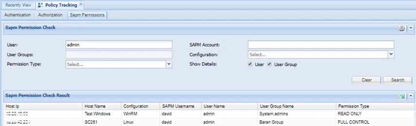 SAPM Permissions