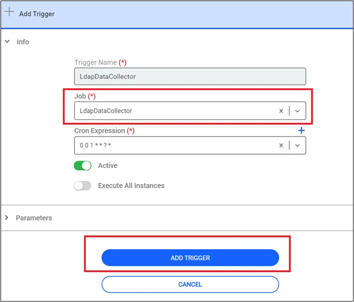 Trigger LDAP Sync Job