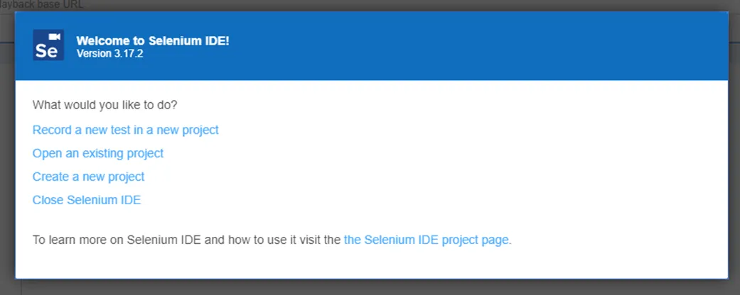 Recording Password Change Template with Selenium IDE