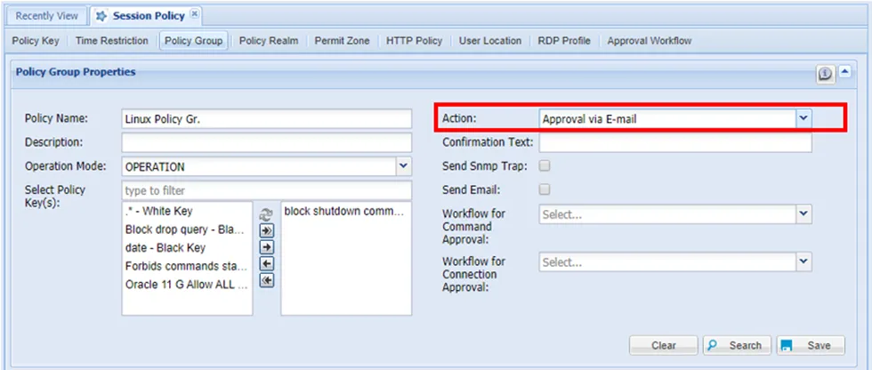 Managerial Approval for Commands Managerial Approval for Commands