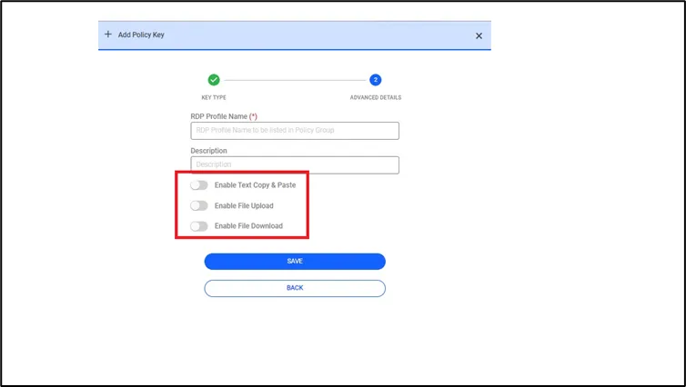 RDP Device Properties RDP Device Properties
