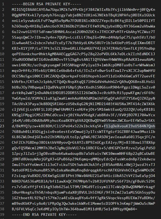 Output of Private Key as OpenSSH Format Output of Private Key as OpenSSH Format