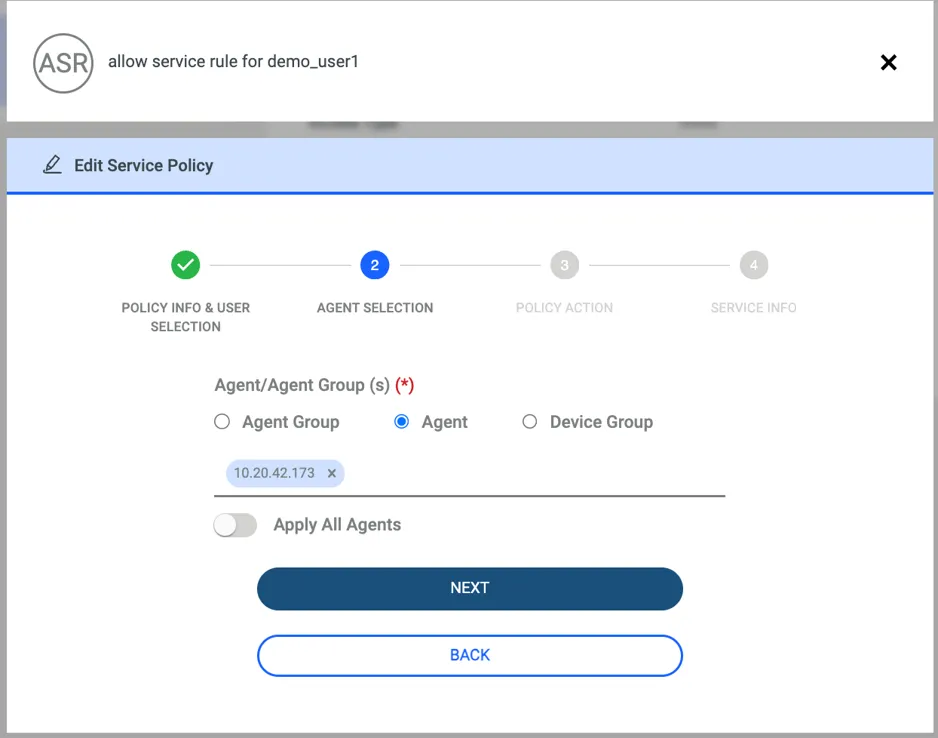 Advance Service Policy Config