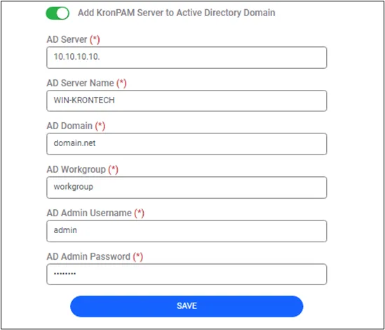 Active Directory Configuration for MSCHAPv2